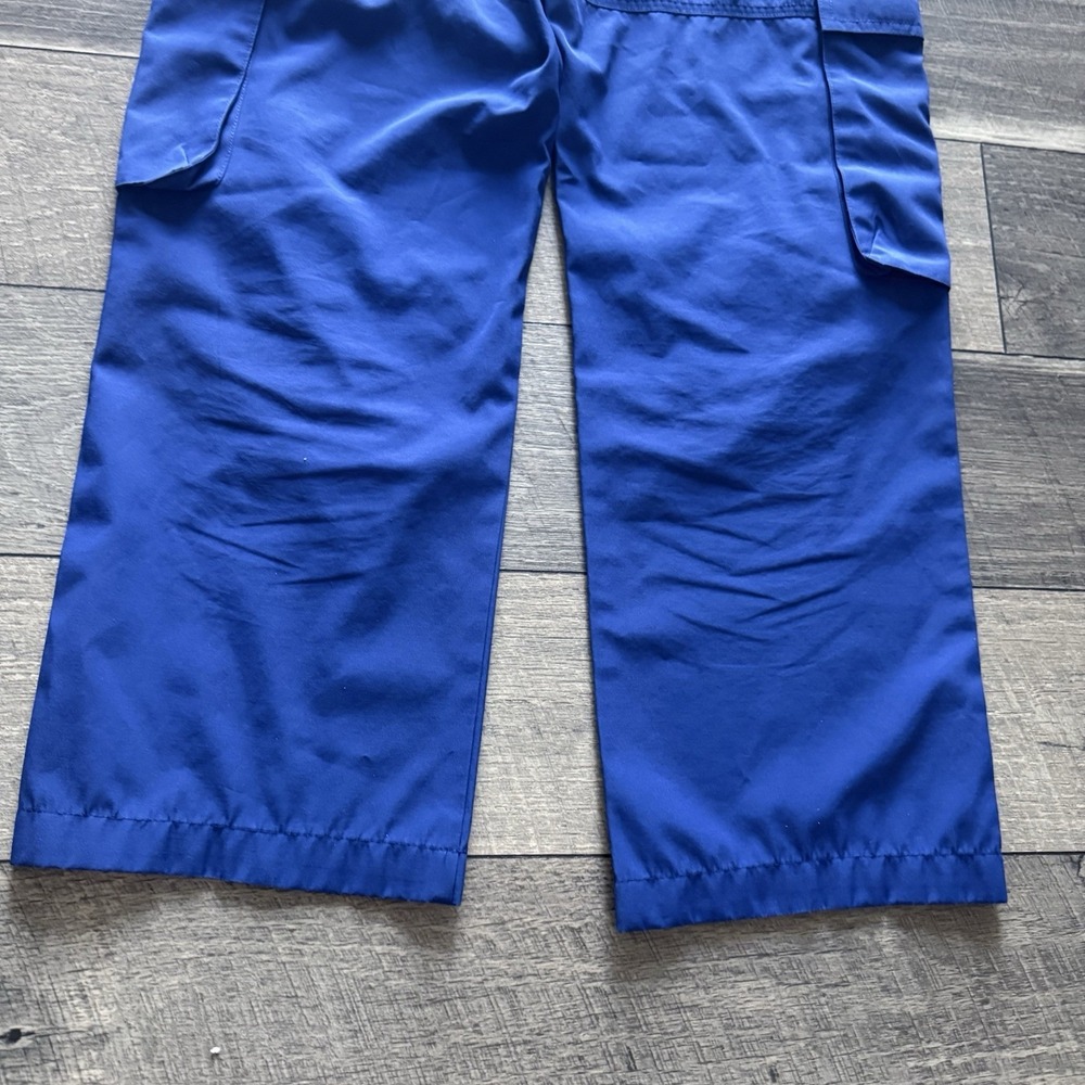 Y2K Stussy Cargo Pants Utility Wide Leg Baggy Streetwear Cotton Blend Womens 5 - Picture 12 of 16